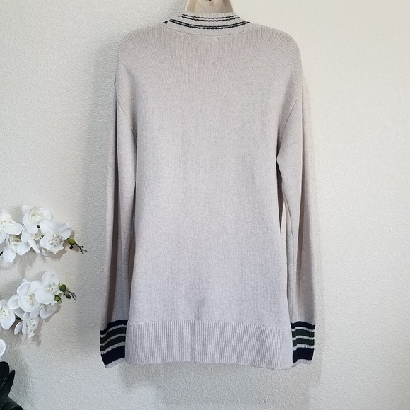 JOHNNY WAS CALME MIXED STRIPE CARDIGAN - Picture 4 of 11